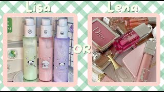 Lisa or Lena skincare amp makeup edition [upl. by Lehctim355]