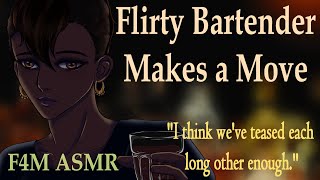 F4M Flirty Bartender Makes the First Move ASMR bartender asmr soothing asmr confession [upl. by Kopans]