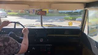 1974 Land Rover Diesel Series III Drive without Overdrive engaged [upl. by Durman]