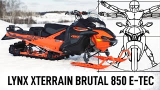 LYNX XTERRAIN BRUTAL 850 ETEC Тестдрайв самого универсального снегохода в мире [upl. by Body]