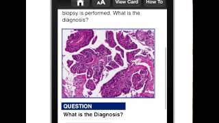 Anatomic Pathology Flashcards  iPhone  iPad app demo by Usatine Media [upl. by Bail23]