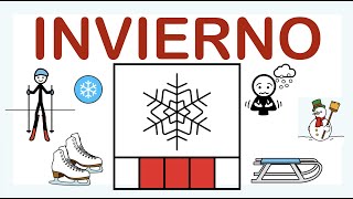 INVIERNO ❄️ Vocabulario ☃️ ARASAAC [upl. by Renado]