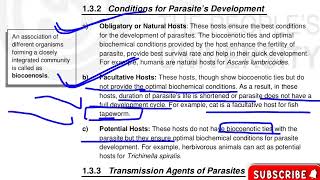 📚PARASITOLOGY📚MZOE001📚Conditions for Parasite Development💯ignou science msczoology biology msc [upl. by Nevag117]