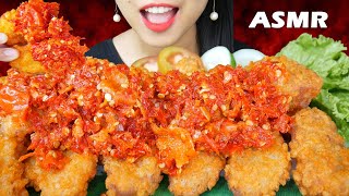 ASMR NUGGET GEPREK SUPER CRISPY PEDAS NAMPOL [upl. by Izzy]