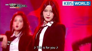 CLC  BLACK DRESS Music Bank COMEBACK  20180223 [upl. by Ecnarrot]