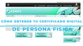 Cómo Obtener Certificado Digital Dentro y fuera de EspañaPaso a Paso [upl. by Trella617]