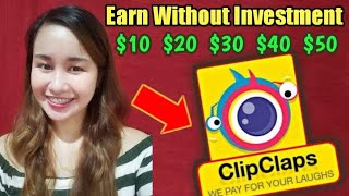 How to Earn Money in ClipClaps  Review  PaypalgGcash  2020 [upl. by Leonid775]