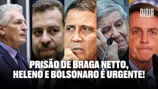 💣Rogério Correia e Guilherme Boulos exigem prisão imediata de Braga Netto Heleno e Jair Bolsonaro💣 [upl. by Hedy931]