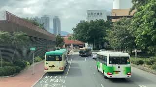 ［沙田單車節改道，喺度遊花園］285 沙田市中心（循環線）（臨時改道）（不經源禾改經大埔公路沙田段及於白鶴汀街掉頭） [upl. by Acired]