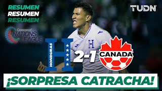 Resumen y goles  Honduras 20 Canadá  Nations League 2022  TUDN [upl. by Zarla]