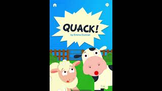 Kids Read Alouds  QUACK by Emma Duncan  PreK Reader and Learning Comprehension Quiz [upl. by Lupita]