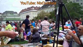 Flohmarkt in Wien Kettenbrückengasse  Naschmarkt [upl. by Parrie]