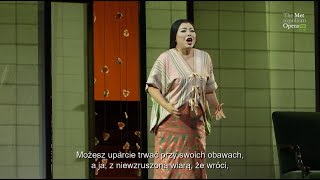 THE MET LIVE IN HD  2019–20  „Madame Butterfly”  Aria CioCioSan z 2 aktu He [upl. by Lutim]