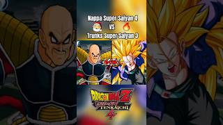 Nappa Super Saiyan 4 VS Trunks Super Saiyan 3 dragonball nappa trunks shorts [upl. by Yannodrahc720]