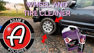 ADAMS WHEEL AND TIRE CLEANER IS UNBELIEVEABLE [upl. by Yatnuhs]