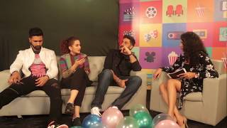 MissCinema  Interview with Abhishek Bachchan Taapsee and Vicky Kaushal  Manmarziyaan [upl. by Jahn]