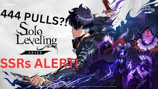 SOLO LEVELING ARISE 444 PULLS How many SSRs you tell me [upl. by Gilbertine]