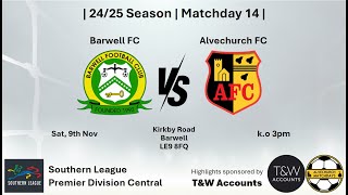 Barwell vs Alvechurch 091124 [upl. by Rozele]