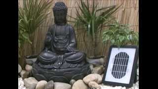 Anya Buddha Solar Water Feature by Eco Solaray™ [upl. by Saturday]