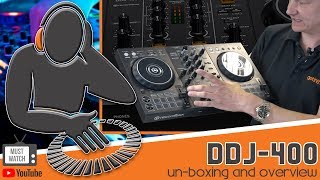 THE BEST PIONEER DDJ400 UNBOXING VIDEO ON THE NET [upl. by Lilllie]