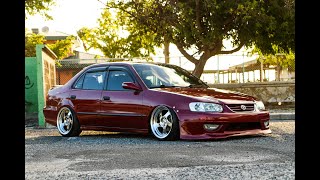 toyota corolla 2002 bagged [upl. by Larkin]