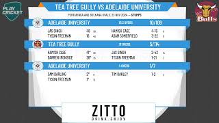 Tea Tree Gully v Adelaide University [upl. by Honora]