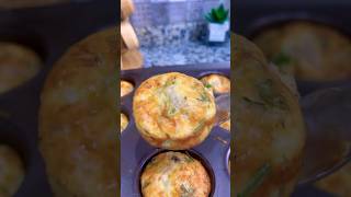 Easy Egg Muffins A Quick Breakfast Idea breakfastrecipe quickrecipe protein healthy shorts [upl. by Adnil]