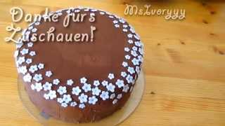 Fast Fondant Torte   super einfach Torte dekorieren [upl. by Longtin]