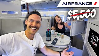 We Paid 270 for Air France Business Class  TAHITI to LAX [upl. by Giefer]