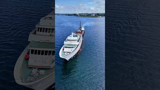 Tug boats dji travel canada aerial tugboats travelphotography [upl. by Anilatsyrc]