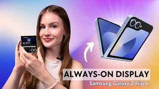 How to Enable AlwaysOn Display on Samsung Galaxy Z Flip 6 Cover Screen A Quick Guide [upl. by Yllak215]