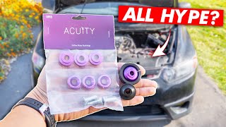 Acuity Shifter Cable Bushings and Base Bushings Install and Test 8th Gen Civic Si  Boosted John [upl. by Nared545]