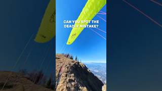 mistake🤔paragliding🪂🪂paragliding takeoff fly flyhigh ytshort viralshorts trending video [upl. by Darra]