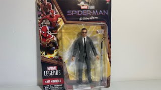 REVIEWING MARVEL LEGENDS MATT MURDOCK FROM SPIDERMAN NO WAY HOME WAVE [upl. by Autum]