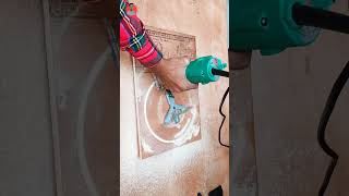 Round Cutting with Router Trimmer Tachine carpenterwork shortvideo [upl. by Naleek]