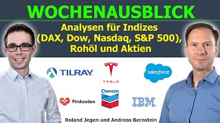 Marktausblick Börse Chancen amp Risiken in DAX Dow Rohöl amp Aktien wie Tesla Tilray PDD CRM amp Co [upl. by Moretta]