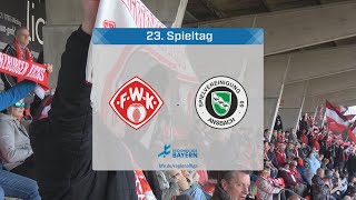 Würzburger StandardSpezialisten schlagen wieder zu  Kickers lassen Ansbach keine Chance [upl. by Surad]