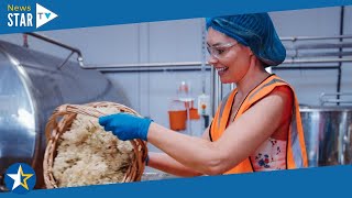 Former Miss England Georgia Jones looks very different as she dons hairnet for major career change [upl. by Acinorev497]