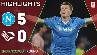 NAPOLIPALERMO 50  HIGHLIGHTS  McTominay scores for Napoli  Coppa Italia Frecciarossa 202425 [upl. by Nylicaj406]