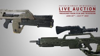 Original Aliens 1986 Pulse Rifle and Starship Troopers 1997 Morita Props [upl. by Stanfill]