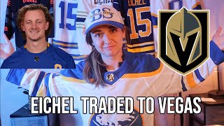 JACK EICHEL FINALLY TRADED TO VEGAS GOLDEN KNIGHTS [upl. by Brozak]