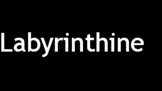 How to Pronounce Labyrinthine [upl. by Allissa171]