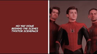 spiderman no way home behind the scenes twixtor scenepack [upl. by Akirdnuhs326]