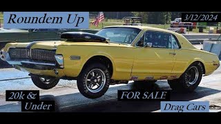 FOR SALE 50 different DRAG CARS on FB Marketplace 20k amp Under [upl. by Enitsej]