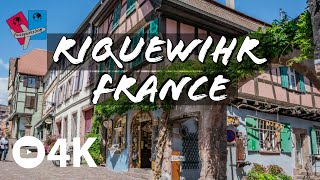 Top tourist attractions in Riquewihr  France 4K [upl. by Gavette]