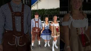 Our Oktoberfest Biergarten Servers 🍻 Kobes Kellner Kellnerin [upl. by Michelle]