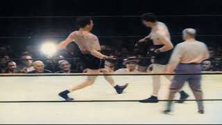 James J Braddock video promo  Max Baer Taunts Braddock color [upl. by Marlo]