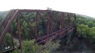 Goliad Texas abandoned train bridge [upl. by Philpot538]