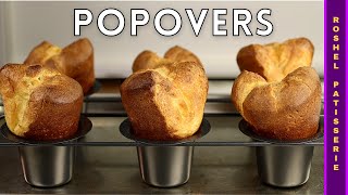 How To Make Popovers Recipe  Kosher Pastry Chef [upl. by Nitsed]