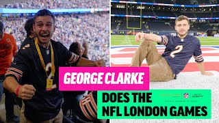 George Clarke Does The NFL London Games In Style With Marriott Bonvoy 😍  NFL UK amp Ireland [upl. by Dnama95]